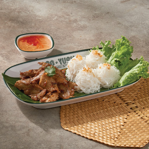 DEL301 เส้นหมี่หมูย่าง